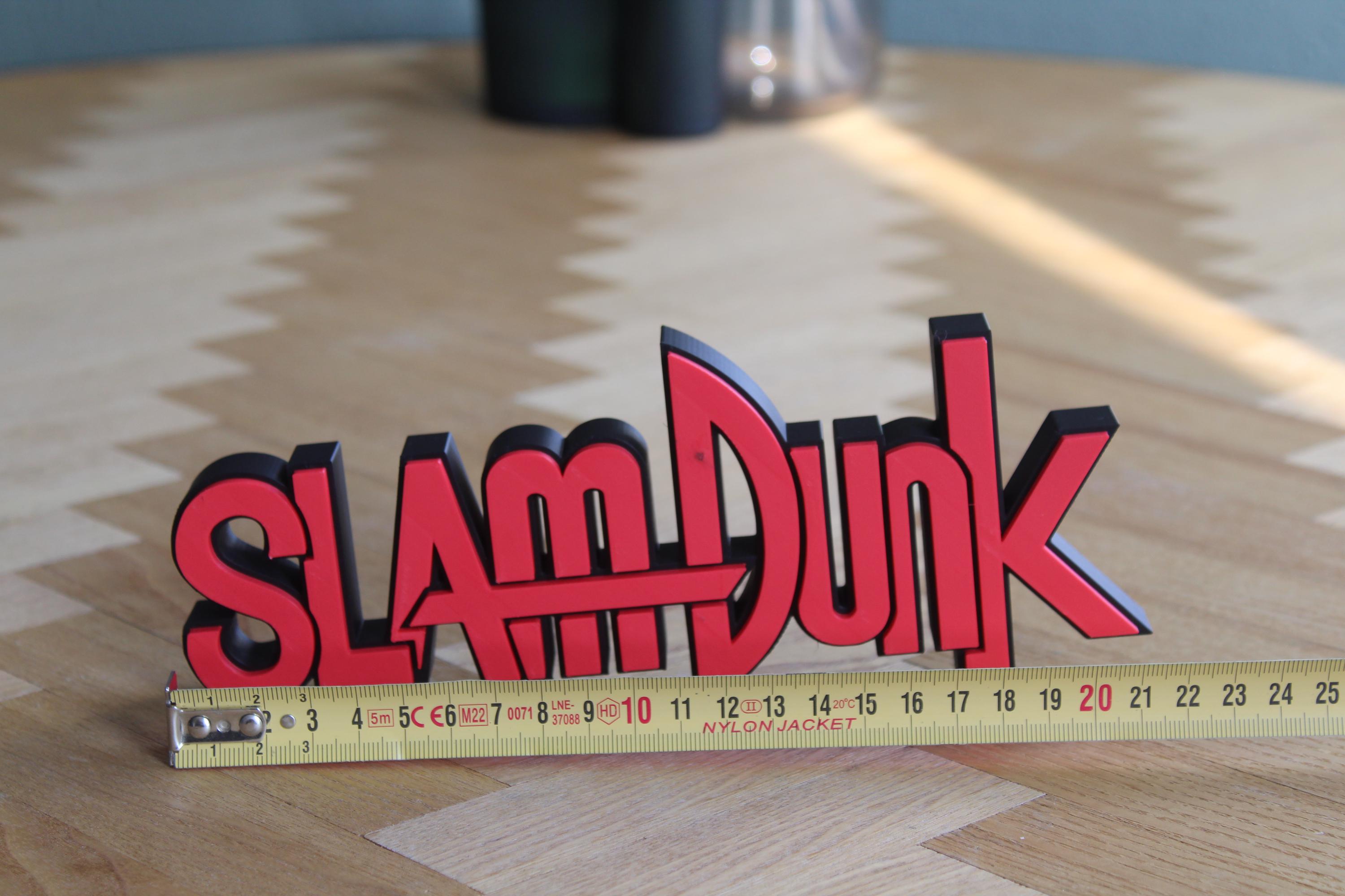 Slam Dunk Logo | Hanamichi Sakuragi | Kult-Manga Symbol | Basketball | Anime | 3D Druck Figur