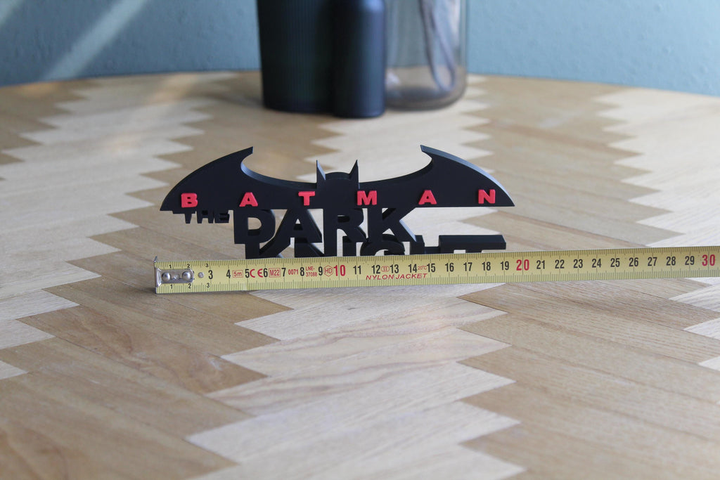 Batman The Dark Knight Logo | Joker Symbol | Superhelden Deko | Gotham City | 3D Druck Figur | Batman Geschenk