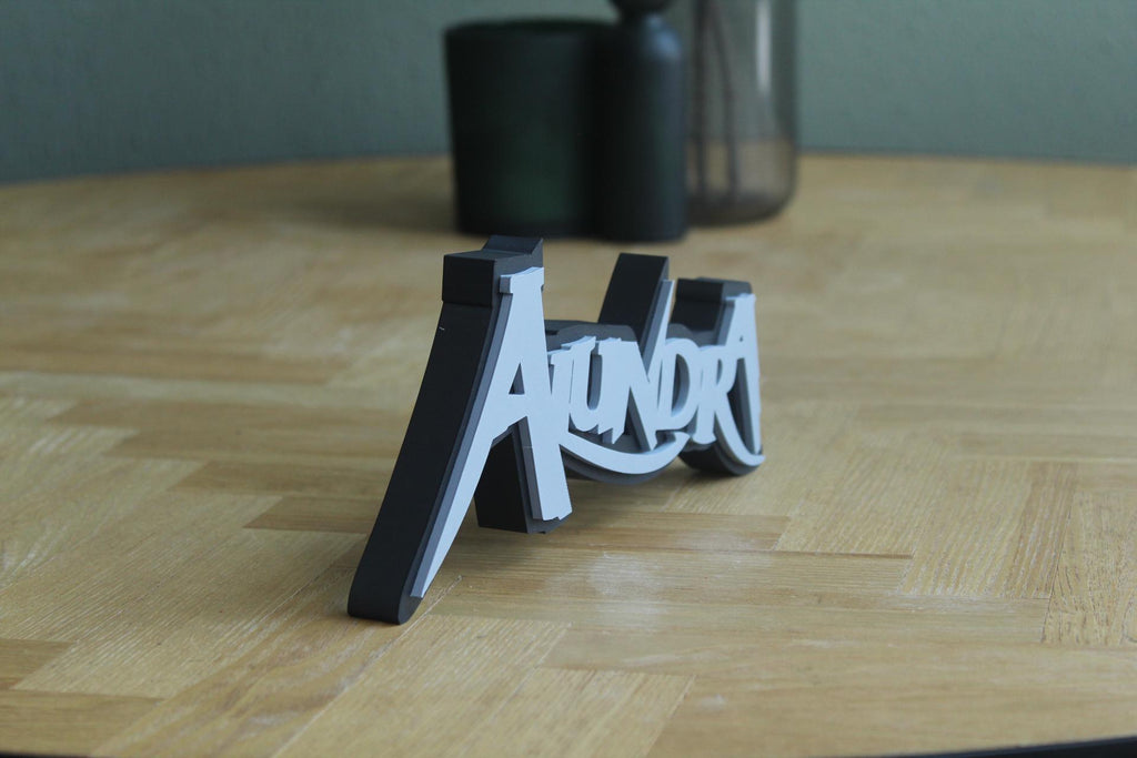 Alundra Logo | Alundra | JRPG | Playstation | Fantasy | 3D Druck Logo