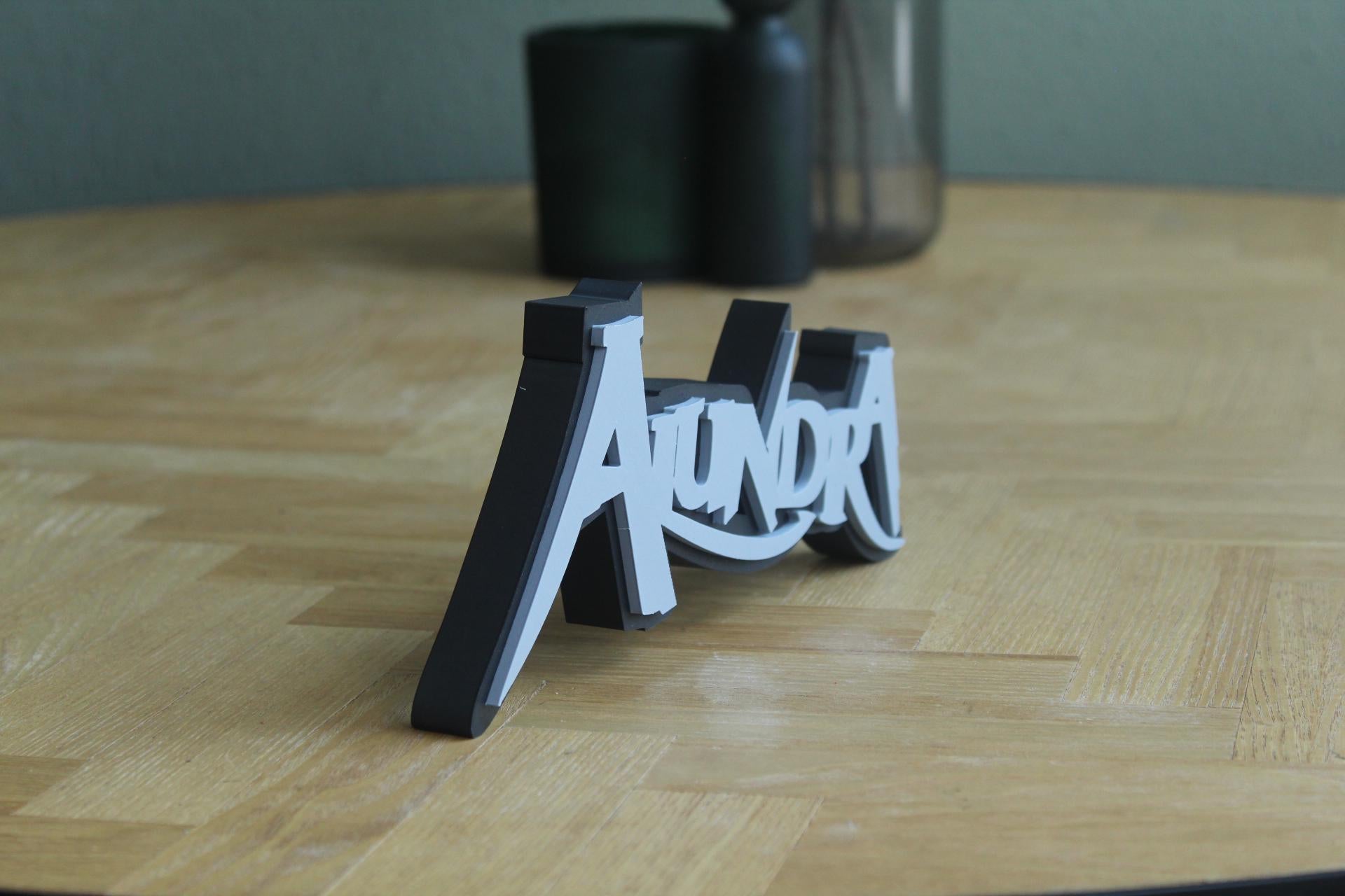 Alundra Logo | Alundra | JRPG | Playstation | Fantasy | 3D Druck Logo