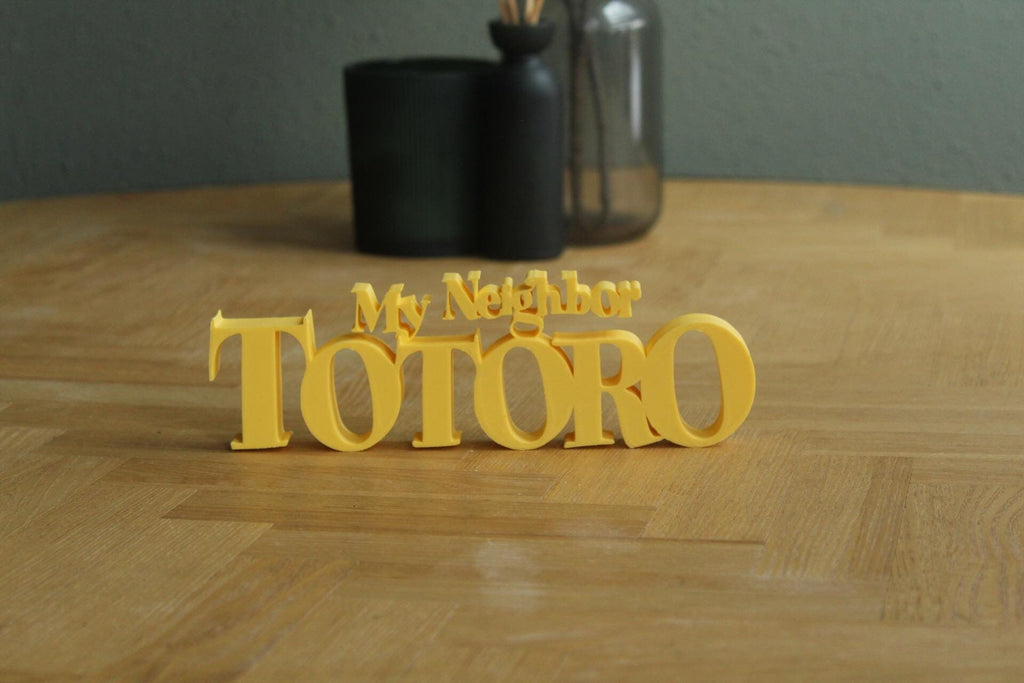 My Neighbor Totoro Logo | Totoro | Studio Ghibli | Anime | 3D Druck Logo
