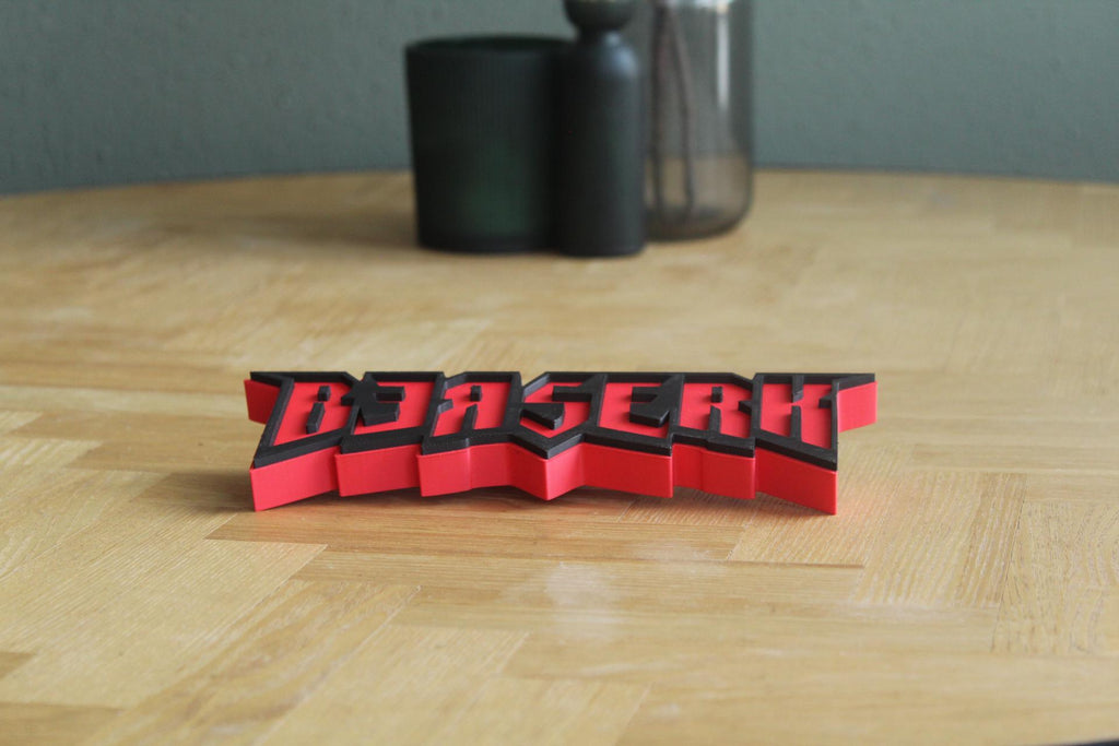 Berserk Logo | Guts | Anime | Manga | Sammlerartikel | Action | 3D Logo