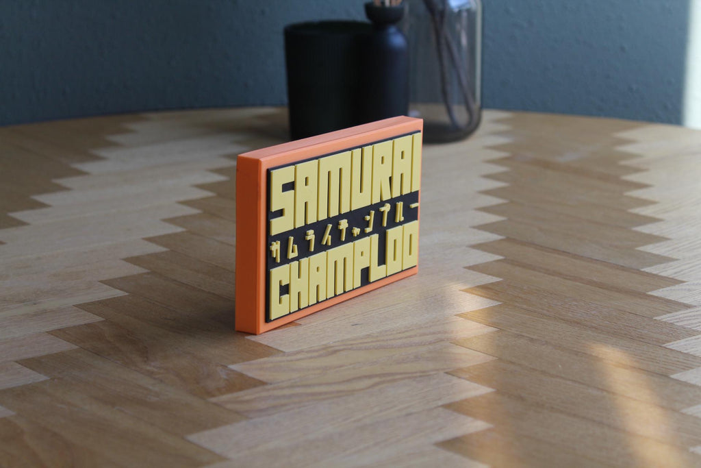 Samurai Champloo Logo | Mugen | Jin | Anime | Manga | Samurai | 3D Druck Logo