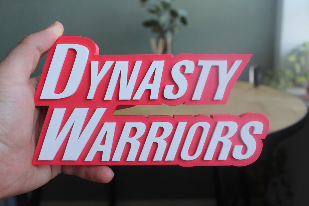 Dynasty Warriors Logo | Lu Bu | Koei Tecmo | Videospiel | 3D Druck Logo