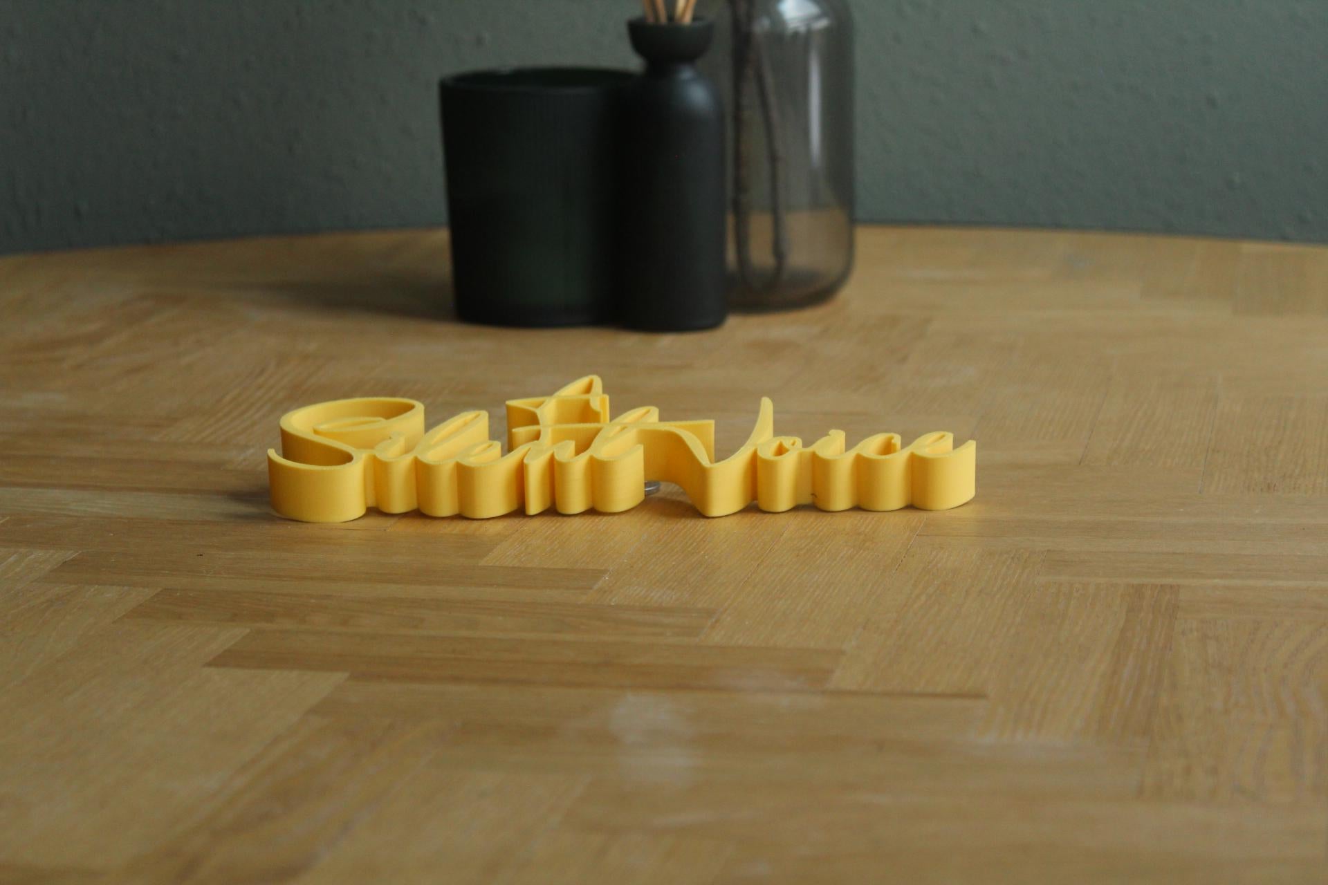 A Silent Voice Logo | Shoya Ishida | Anime | Manga | 3D Druck Logo