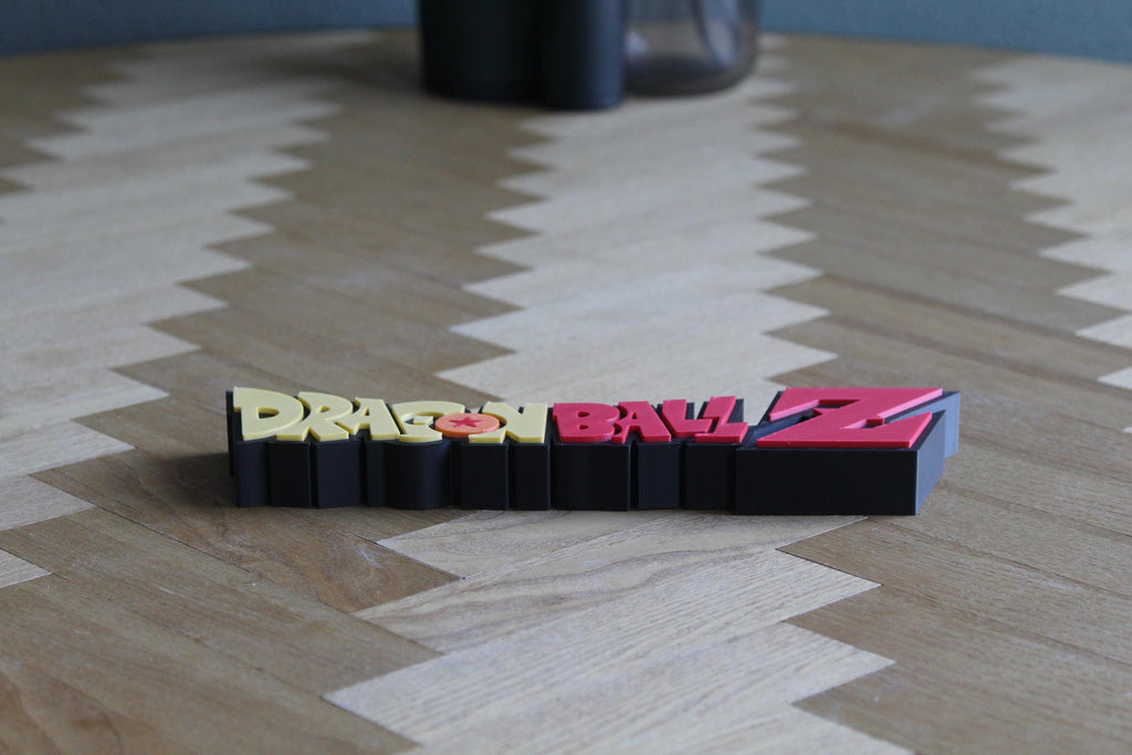 Dragon Ball Z Logo | Goku | Vegeta | Anime | Manga | 3D Druck  Logo