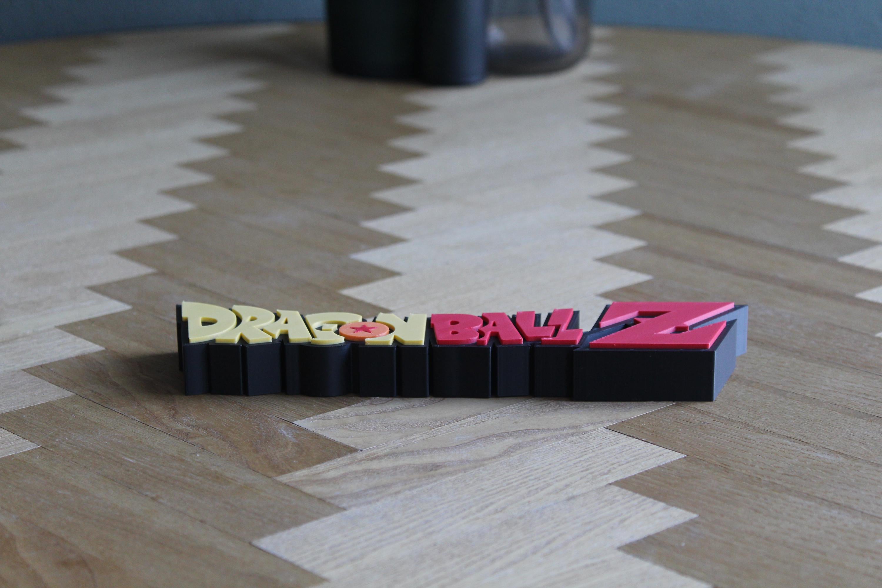 Dragon Ball Z Logo | Goku | Vegeta | Anime | Manga | 3D Druck  Logo