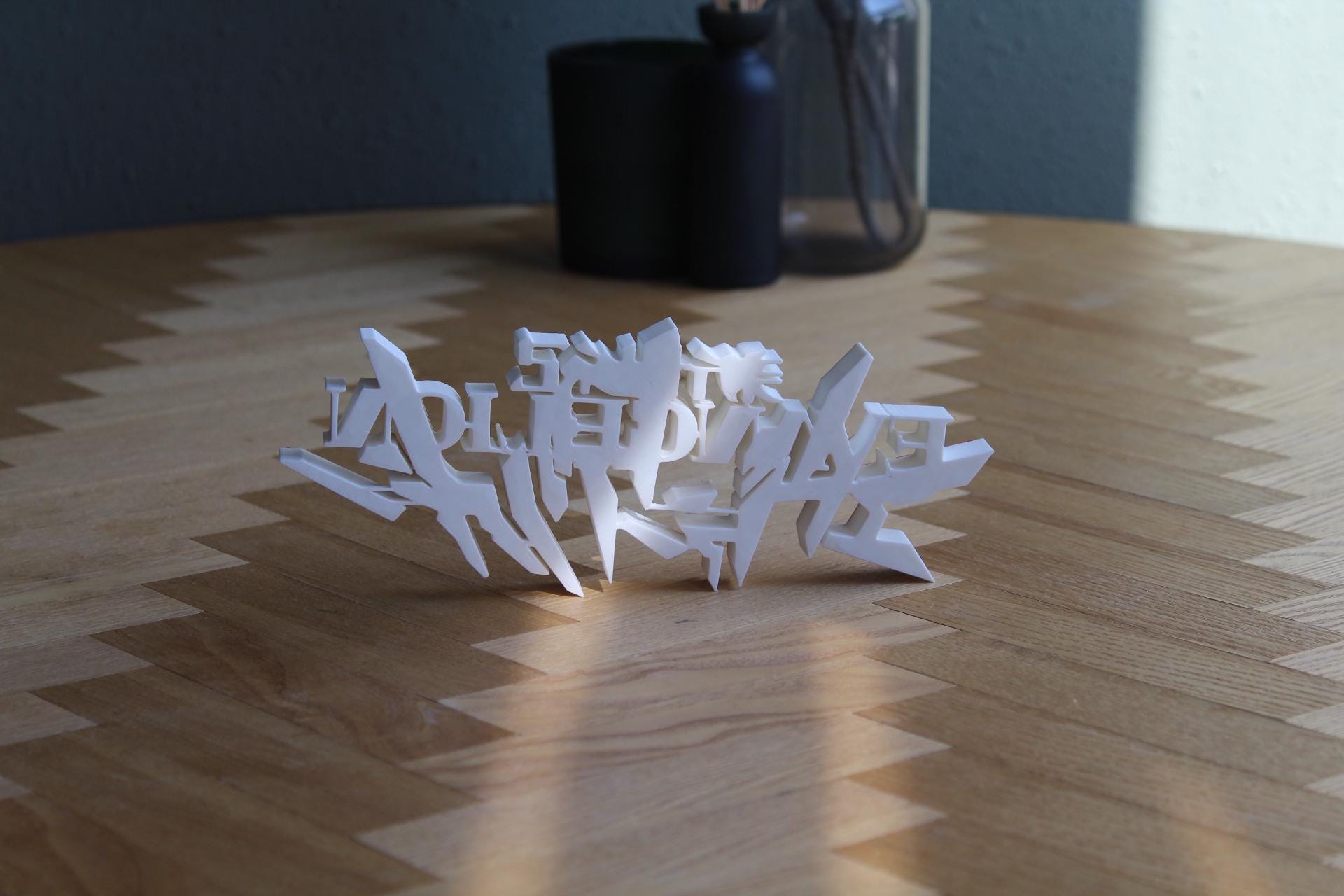 Neon Genesis Evangelion Logo | EVA Unit-01 | Shinji Ikari | Rei Ayanami | Anime | Manga | 3D Druck Figur