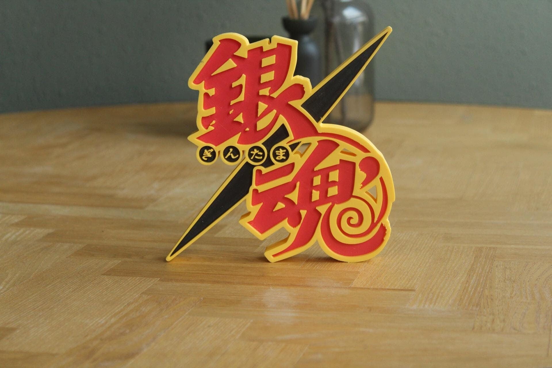 Gin Tama Logo | Gintoki Sakata | Anime | Manga | 3d Druck Logo