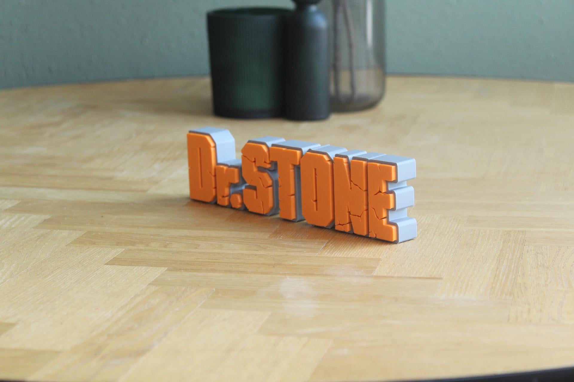 Dr.Stone Logo | Senku Ishigami | Anime | Manga | Serie | 3D-Figur