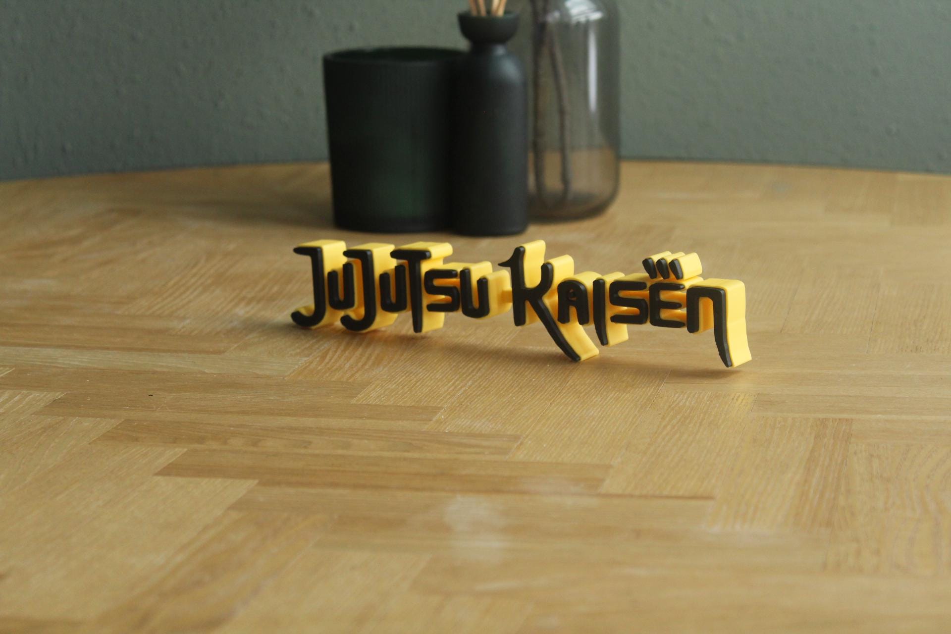 Jujutsu Kaisen Logo | Yuji Itadori | Satoru Gojo | Anime | Manga | 3D Druck Logo