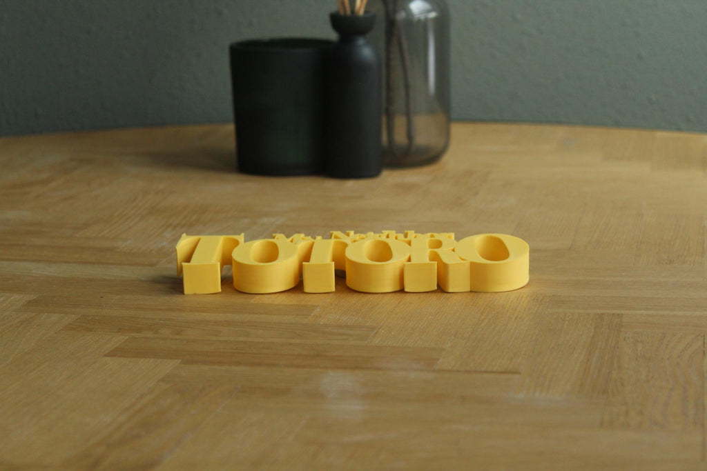 My Neighbor Totoro Logo | Totoro | Studio Ghibli | Anime | 3D Druck Logo