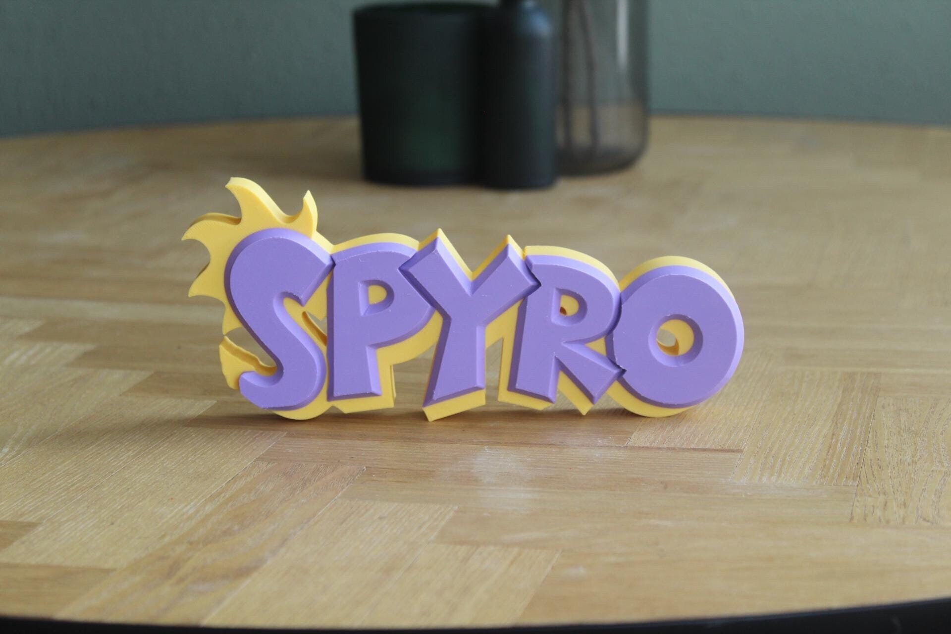 Spyro the Dragon Logo | Spyro | Videospiel | Playstation | Fantasy | 3D Druck Logo
