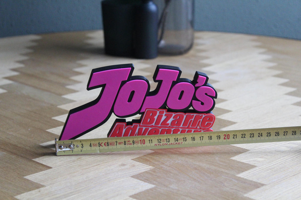 JoJo's Bizarre Adventure Logo | Jotaro Kujo | Anime | Manga | Stand | 3D Druck Figur