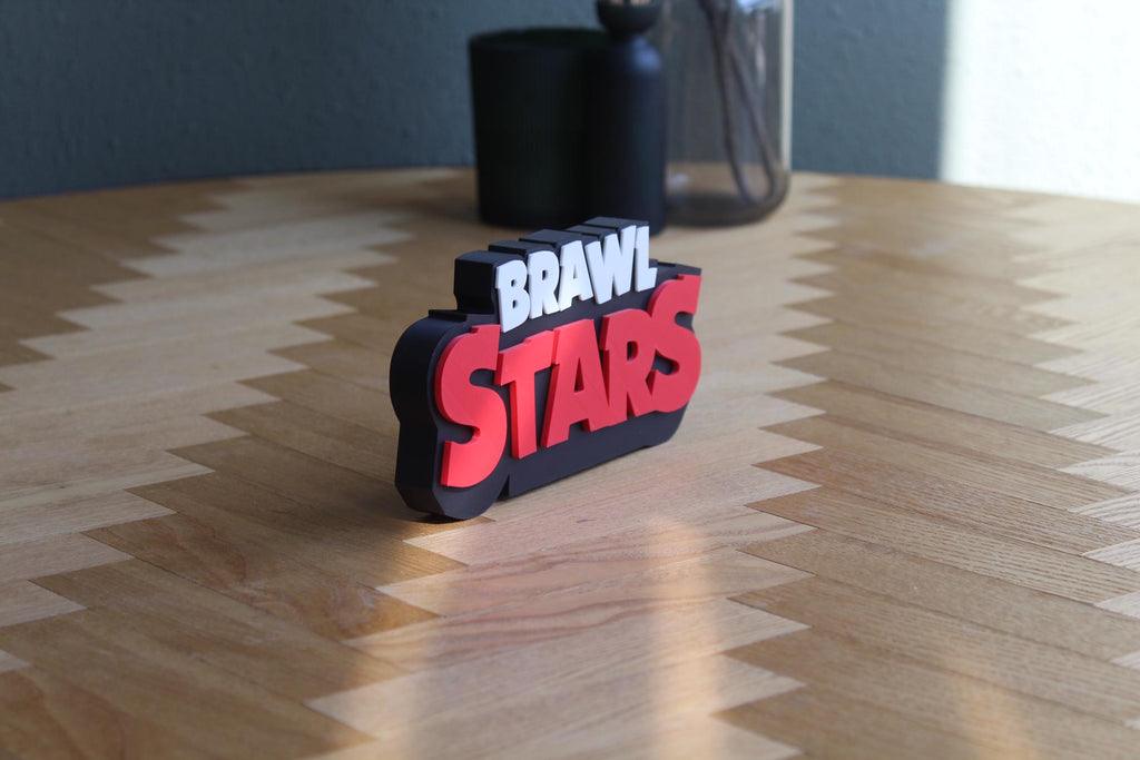 Brawl Stars Logo | Shelly | Bull | Colt | Mobile Game | 3D Druck Figur