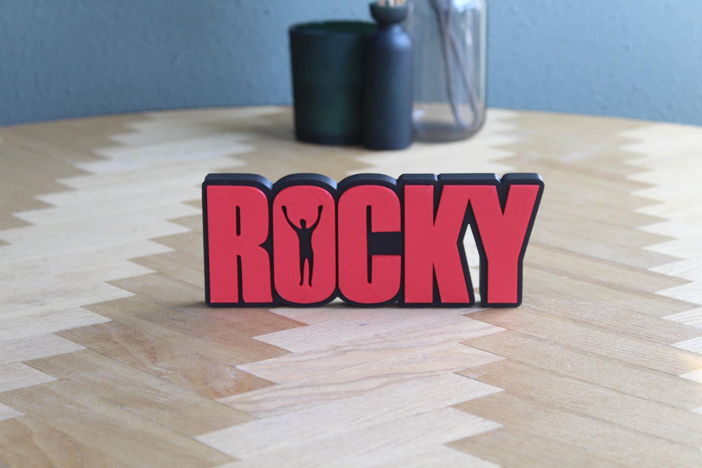 Rocky Balboa Logo | Apollo Creed | Mickey Goldmill | Klassiker Film | 3D Druck Logo