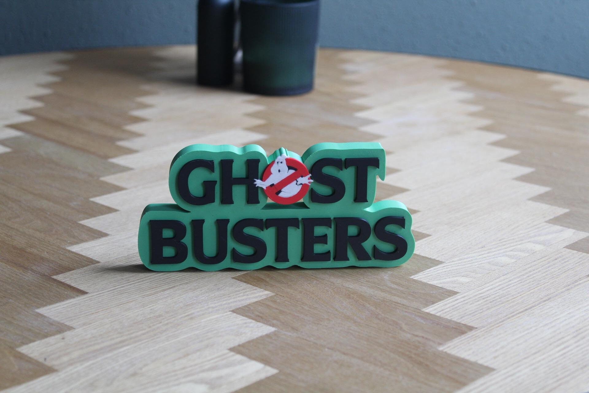 Ghostbusters 3D Druck Logo | Geisterjäger Symbol | Ecto-1 Deko | Filmklassiker Geschenk
