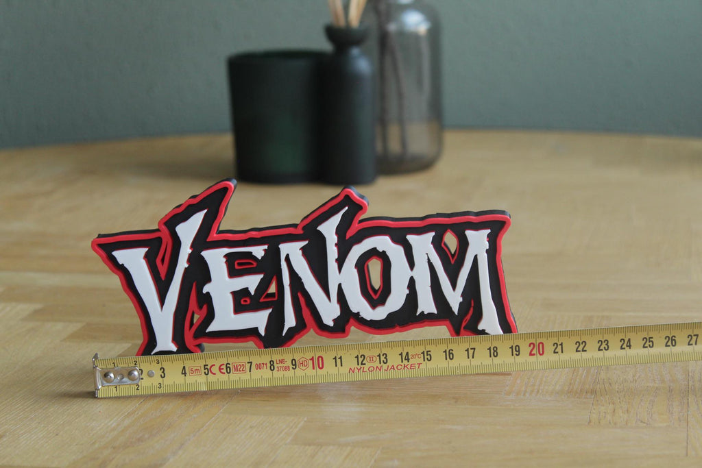 Venom Logo | Eddie Brock | Marvel Antiheld | Comic Kunst | 3D Druck Logo