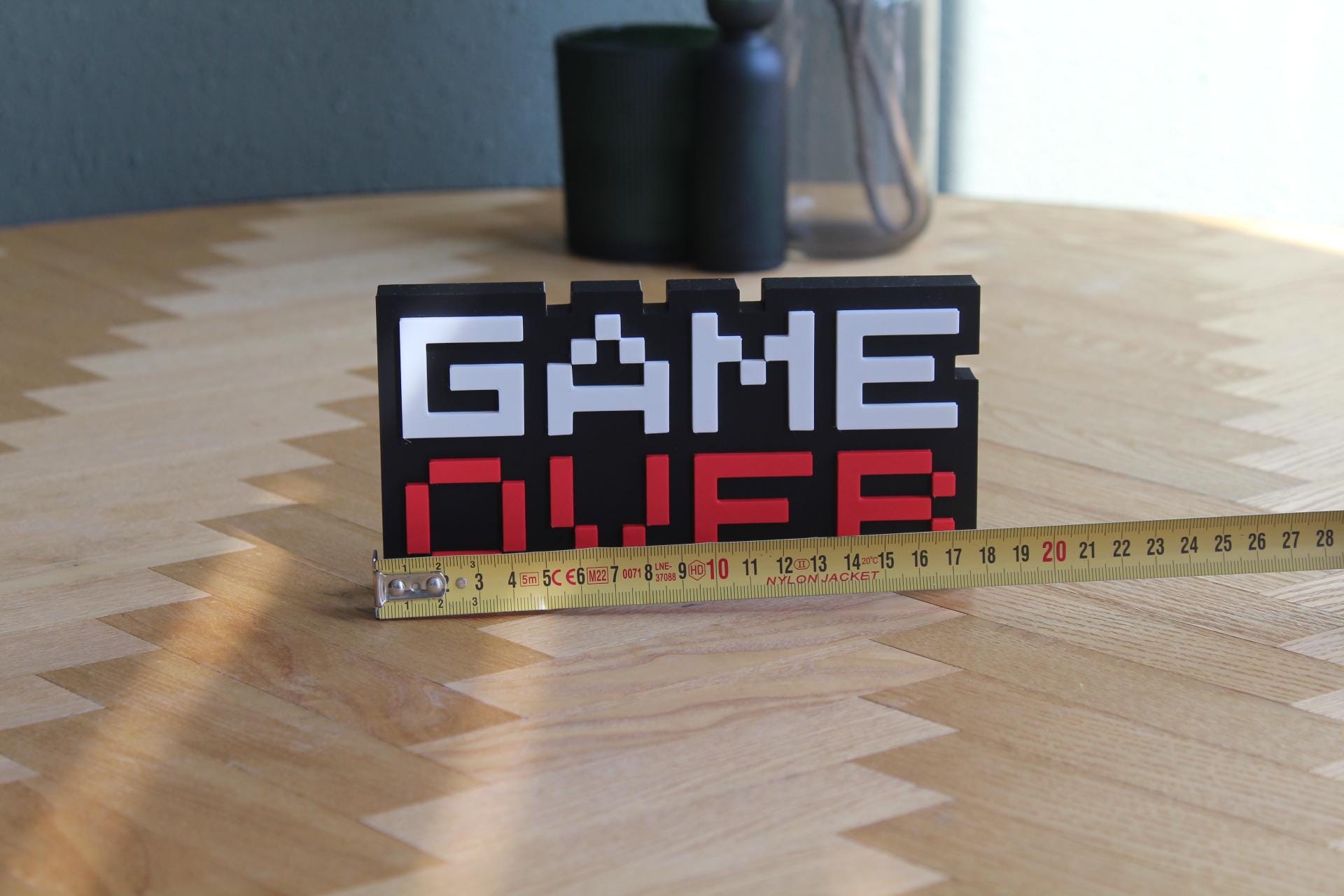 Game Over Logo | Gaming Klassiker | Retro Gaming | 3D Druck Logo