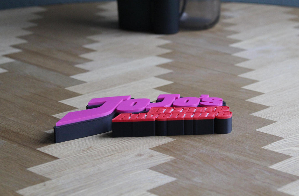 JoJo's Bizarre Adventure Logo | Jotaro Kujo | Anime | Manga | Stand | 3D Druck Figur