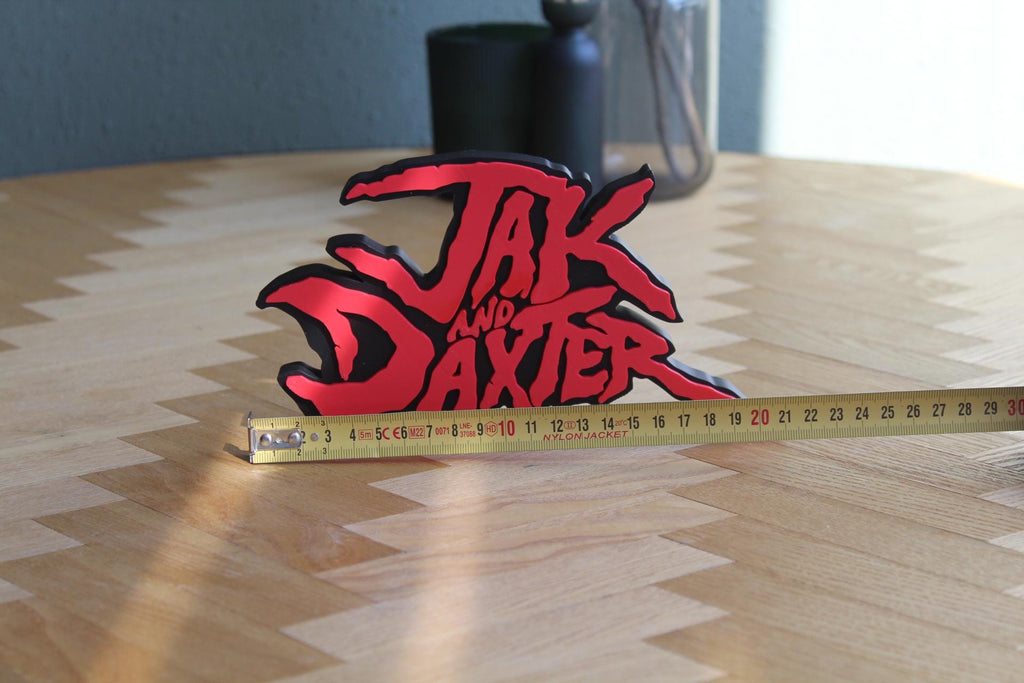 Jak and Daxter Logo | Jak | Daxter | Naughty Dog | Videospiel | Playstation | 3D Druck Figur
