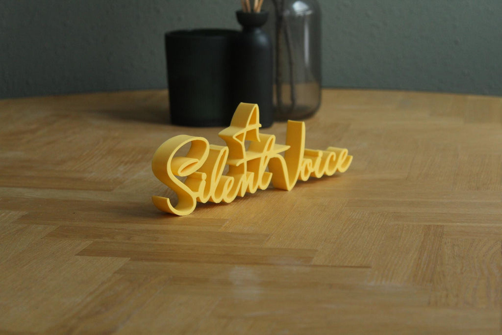 A Silent Voice Logo | Shoya Ishida | Anime | Manga | 3D Druck Logo