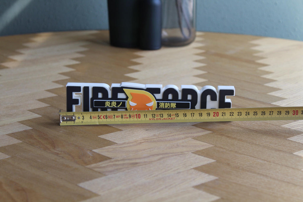 Fire Force Logo | Shinra Kusakabe | Anime Deko | Schild Wanddeko | 3D Druck Figur | Geschenkidee