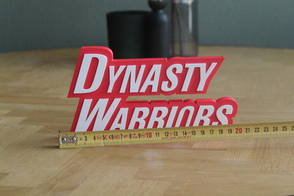 Dynasty Warriors Logo | Lu Bu | Koei Tecmo | Videospiel | 3D Druck Logo