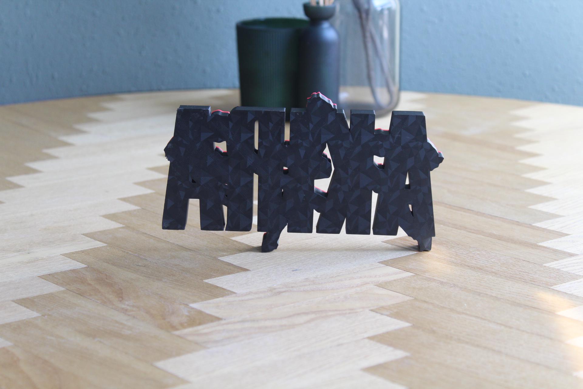 Akira Logo | Kaneda | Tetsuo | Cyberpunk Anime | Manga | 3D Druck Logo
