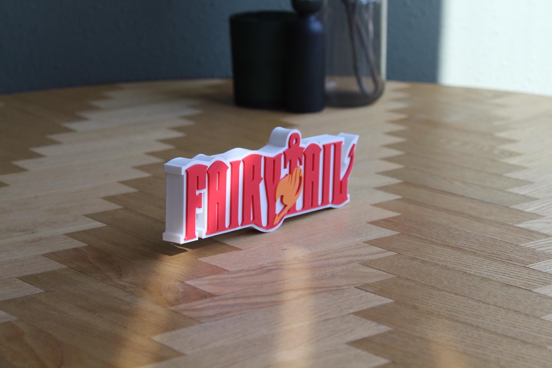 Fairy Tail Logo | Natsu Dragneel | Lucy Heartfilia | Anime | Manga | 3D Druck Logo