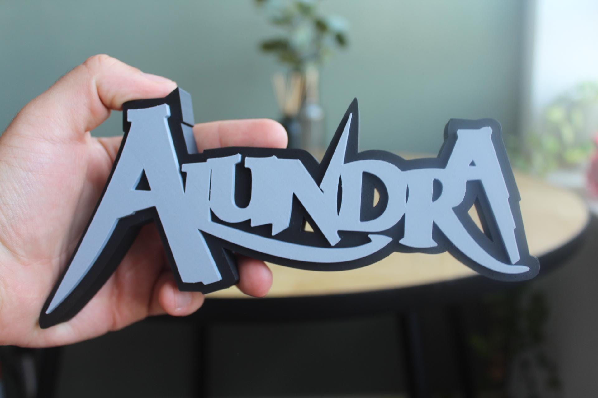 Alundra Logo | Alundra | JRPG | Playstation | Fantasy | 3D Druck Logo
