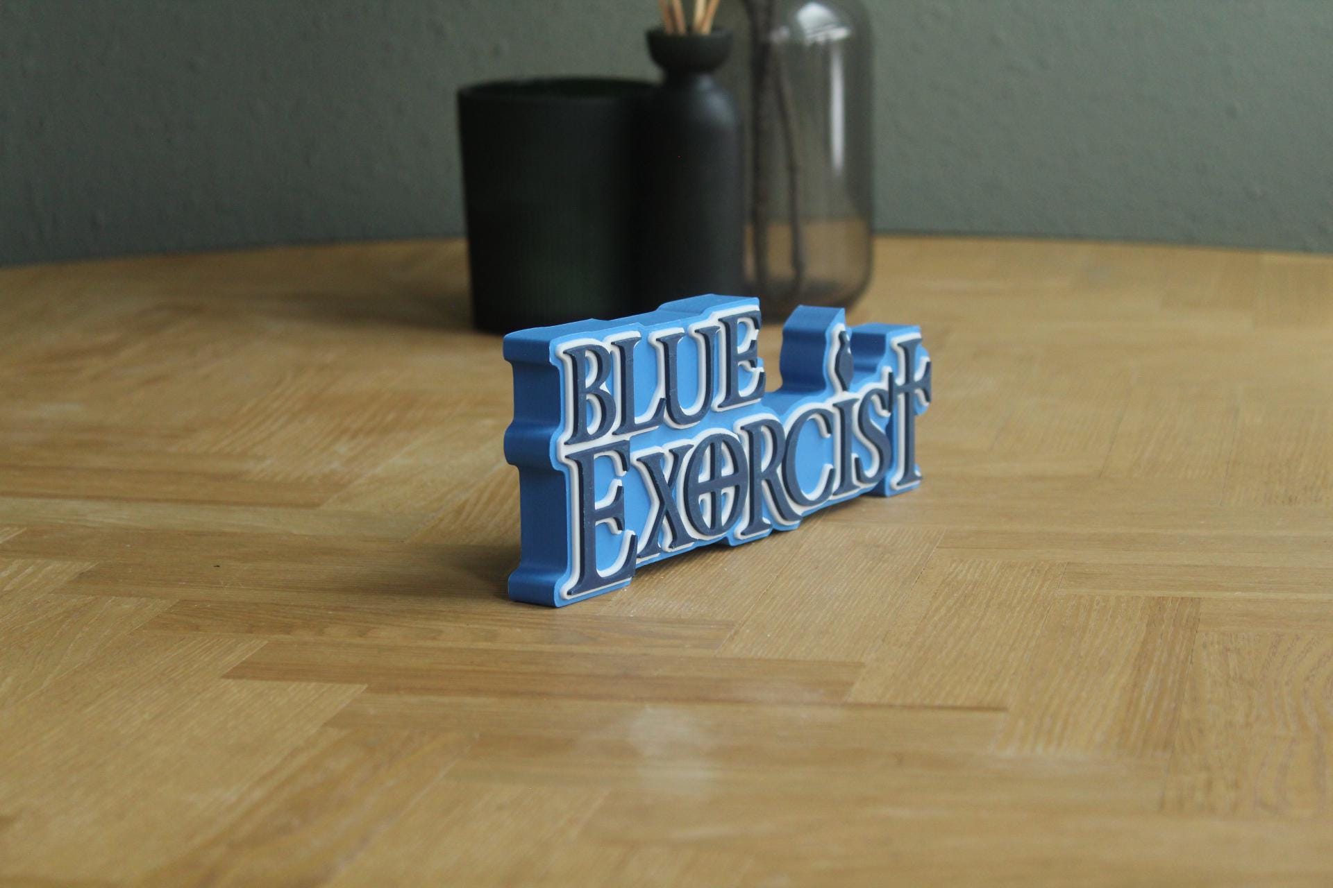 Blue Exorcist Logo | Rin Okumura | Anime | Manga | Dämonen | 3D Druck Logo