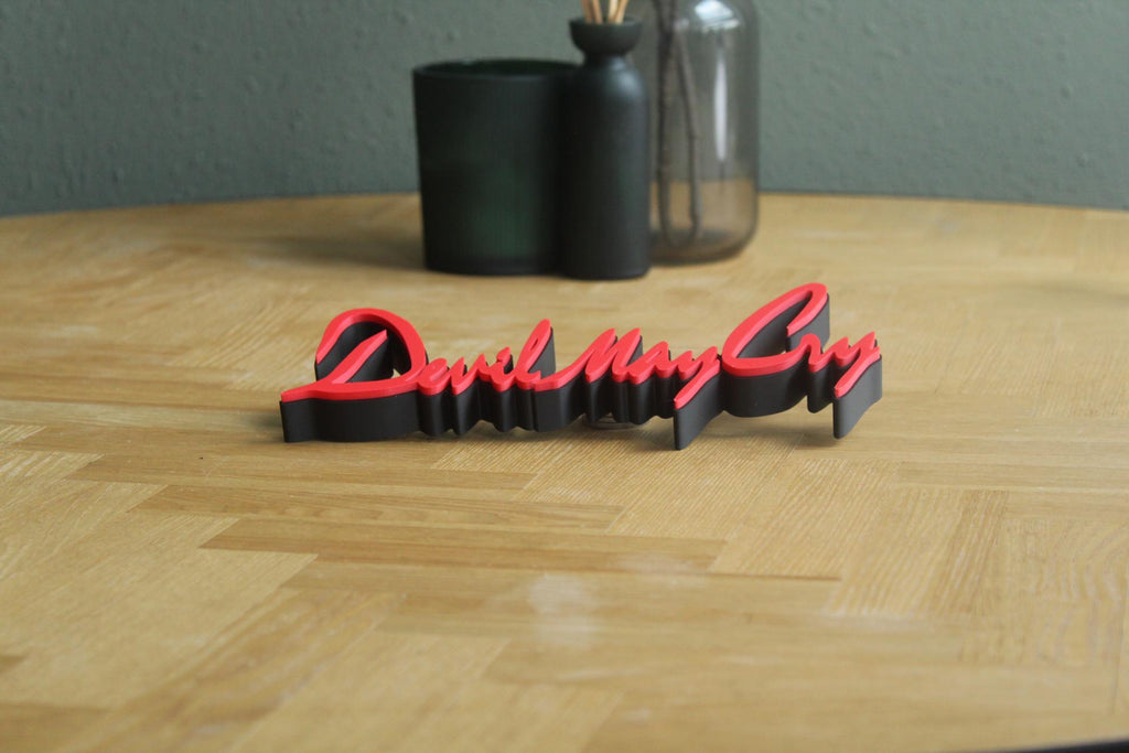 Devil May Cry Logo | Dante | Playstation| Videospiel | 3D Druck Logo