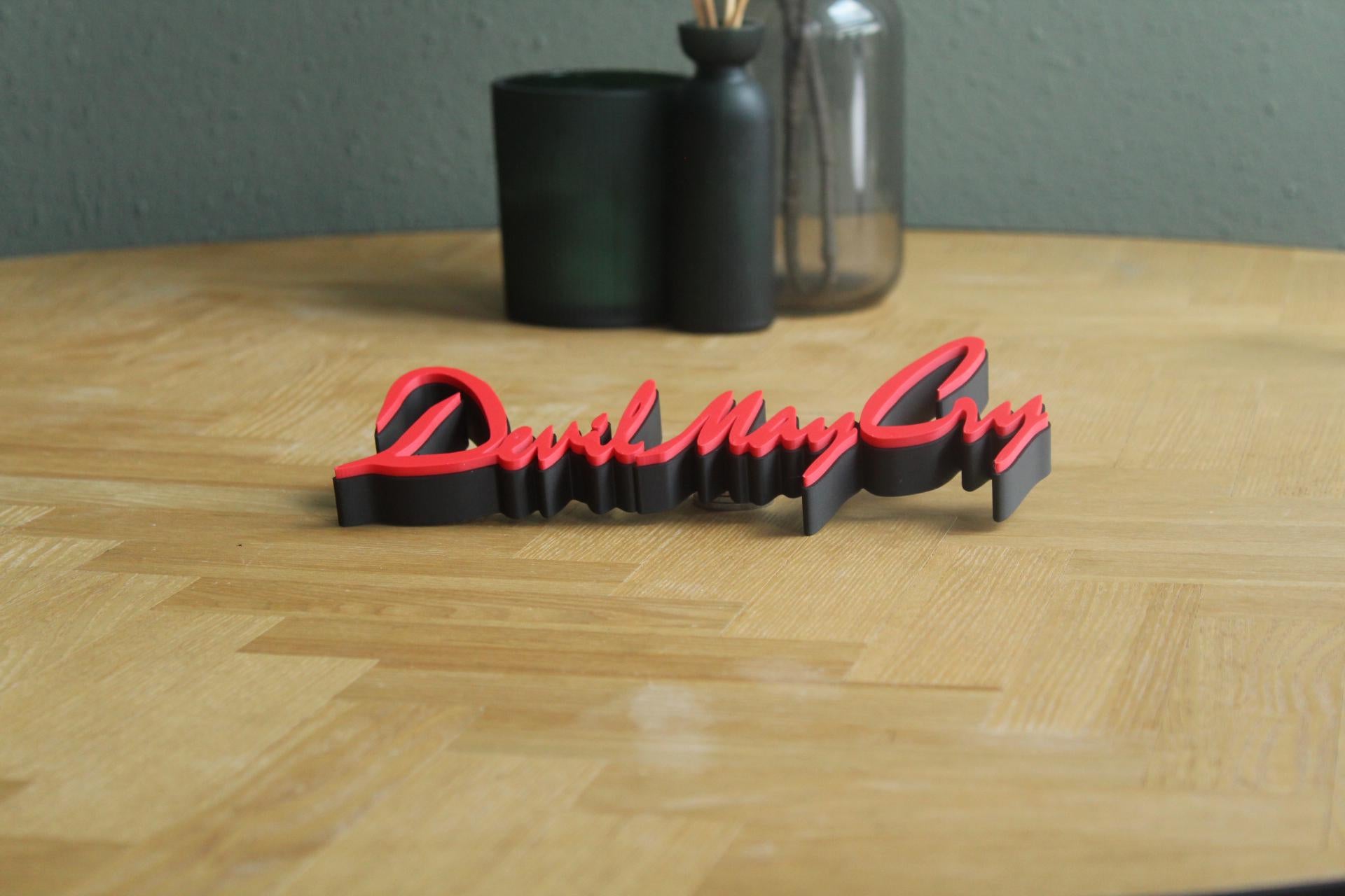 Devil May Cry Logo | Dante | Playstation| Videospiel | 3D Druck Logo