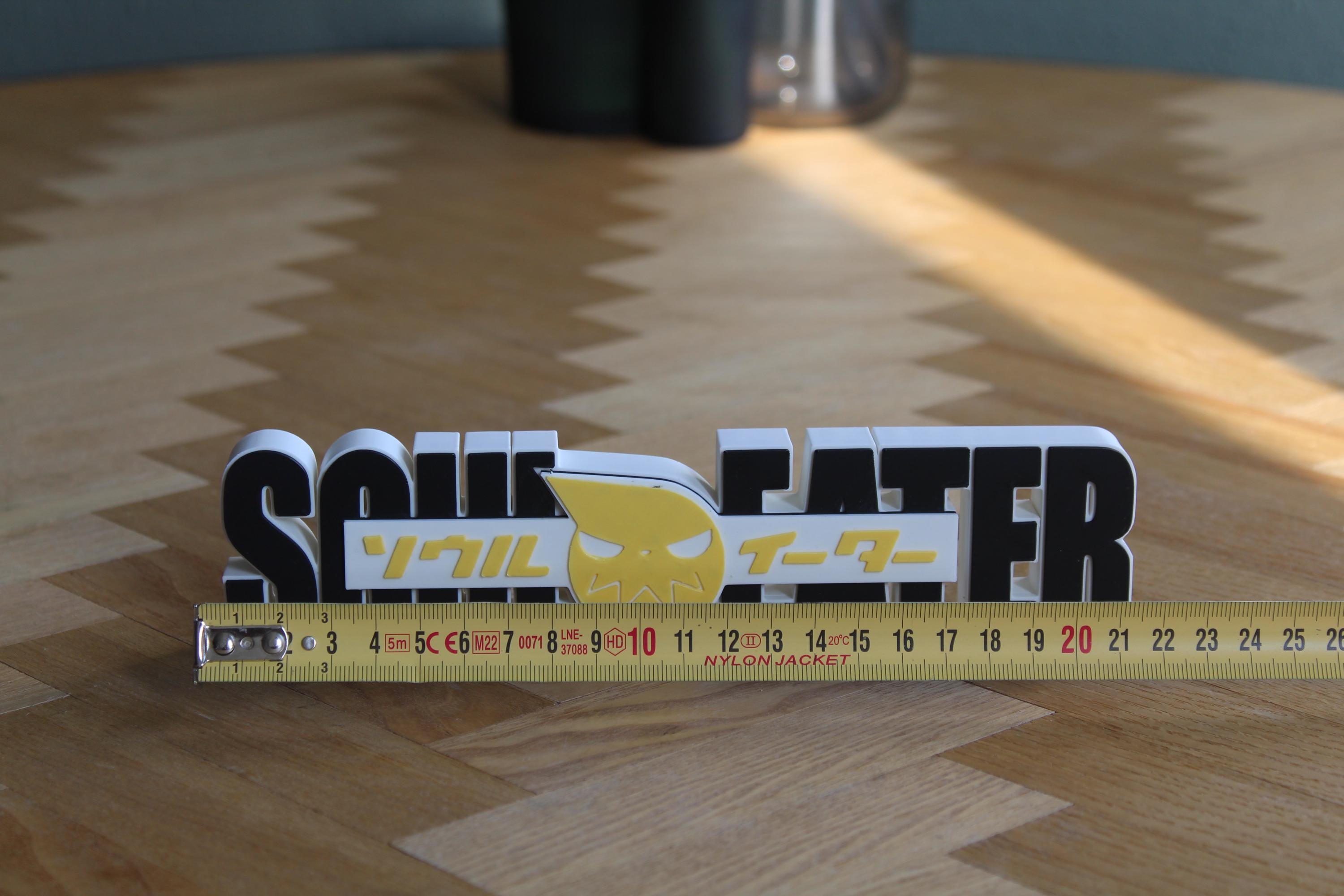 Soul Eater Logo | Maka Albarn & Soul Evans | Shinigami Symbol | Anime | 3D Druck Figur