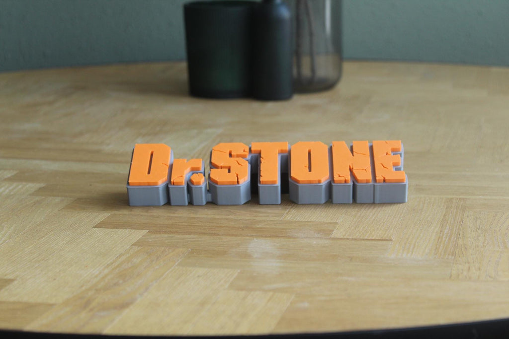 Dr.Stone Logo | Senku Ishigami | Anime | Manga | Serie | 3D-Figur