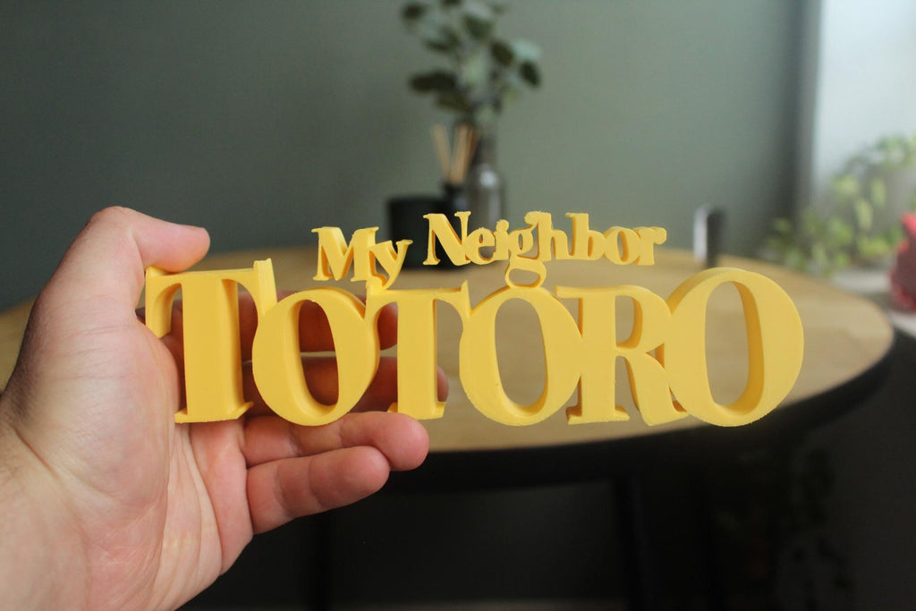 My Neighbor Totoro Logo | Totoro | Studio Ghibli | Anime | 3D Druck Logo