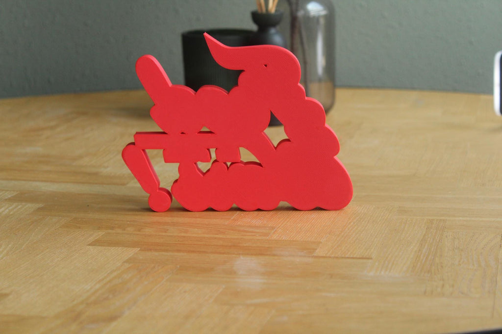Food Wars Logo | Soma Yukihira | Anime | Manga | Shokugeki | 3D Druck Logo