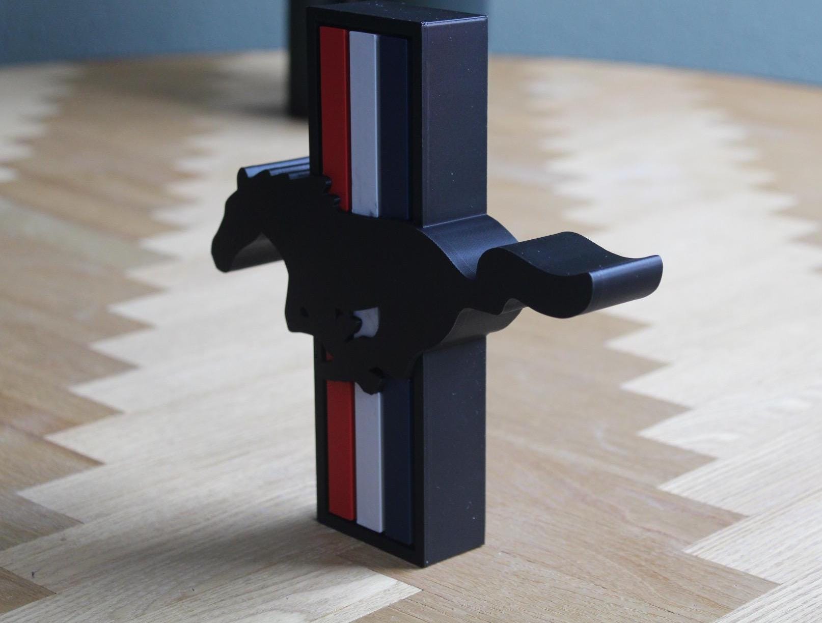 Ford Mustang 3D Druck Logo | Klassisches Muscle Car Symbol | Mustang Deko | Auto-Liebhaber Geschenk