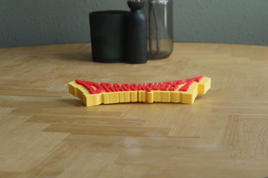 Dragon Quest Logo | Erdrick | Draque | Videospiel | JRPG | 3D Druck Logo
