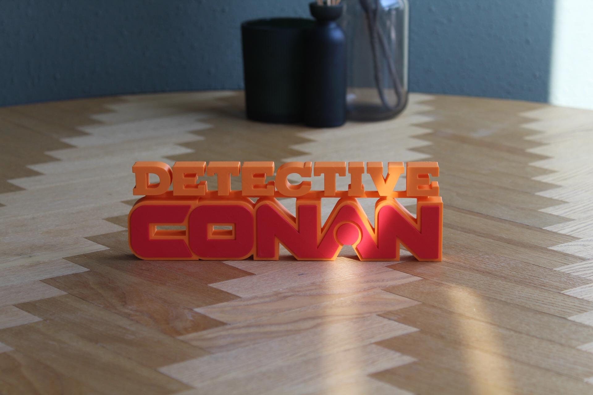 Detektiv Conan Logo | Conan Edogawa | Shinichi Kudo | Ran Mori | Anime | Manga | 3D Druck Figur