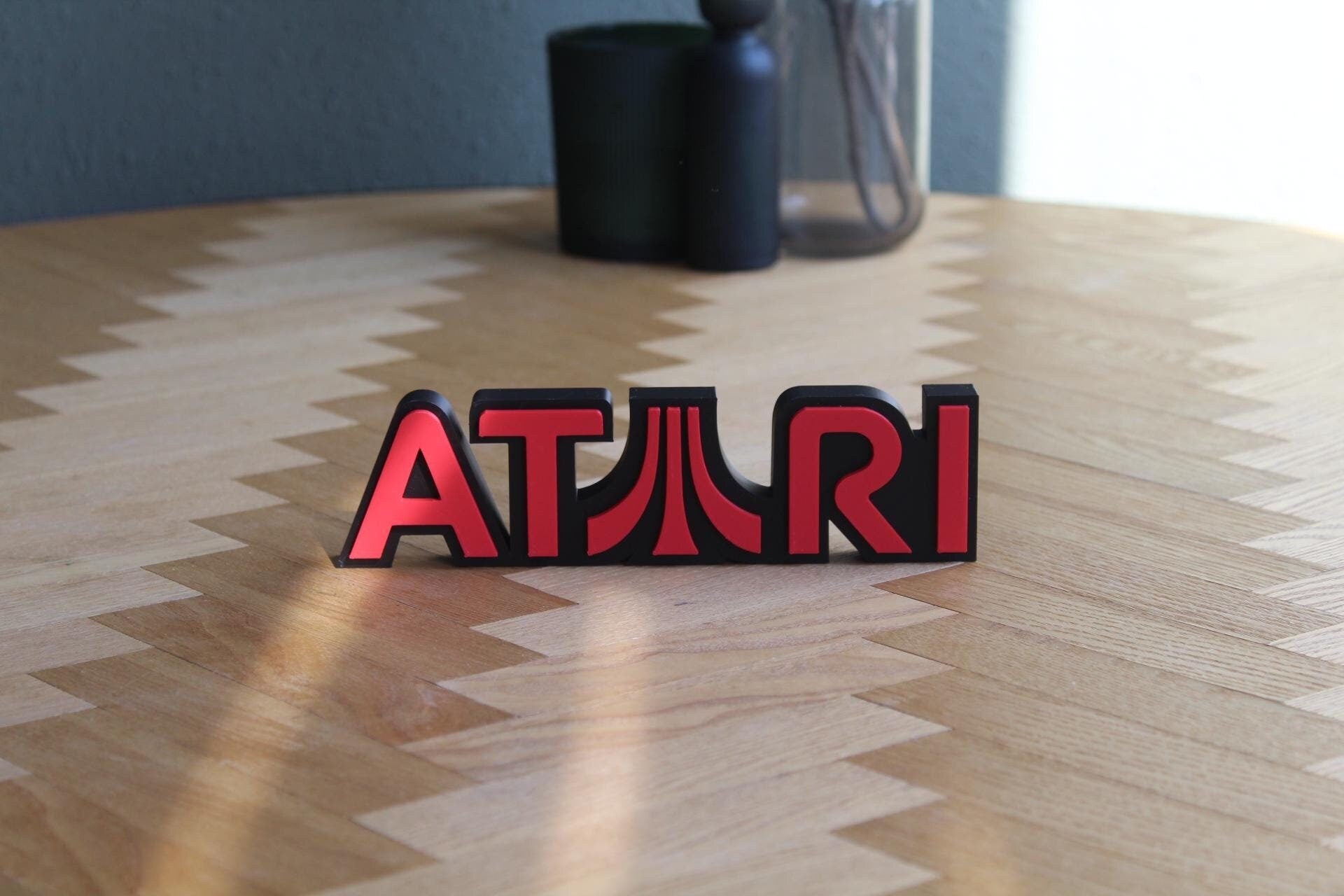 Atari Logo | Retro Gaming | Klassiker Konsole | 3D Druck Figur