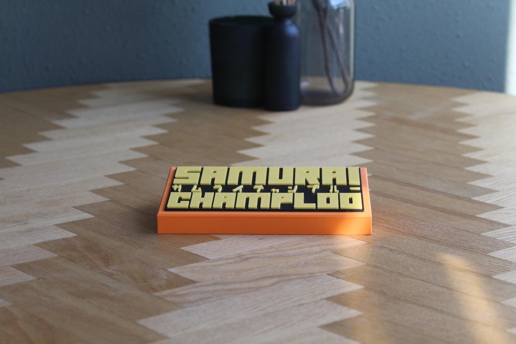 Samurai Champloo Logo | Mugen | Jin | Anime | Manga | Samurai | 3D Druck Logo