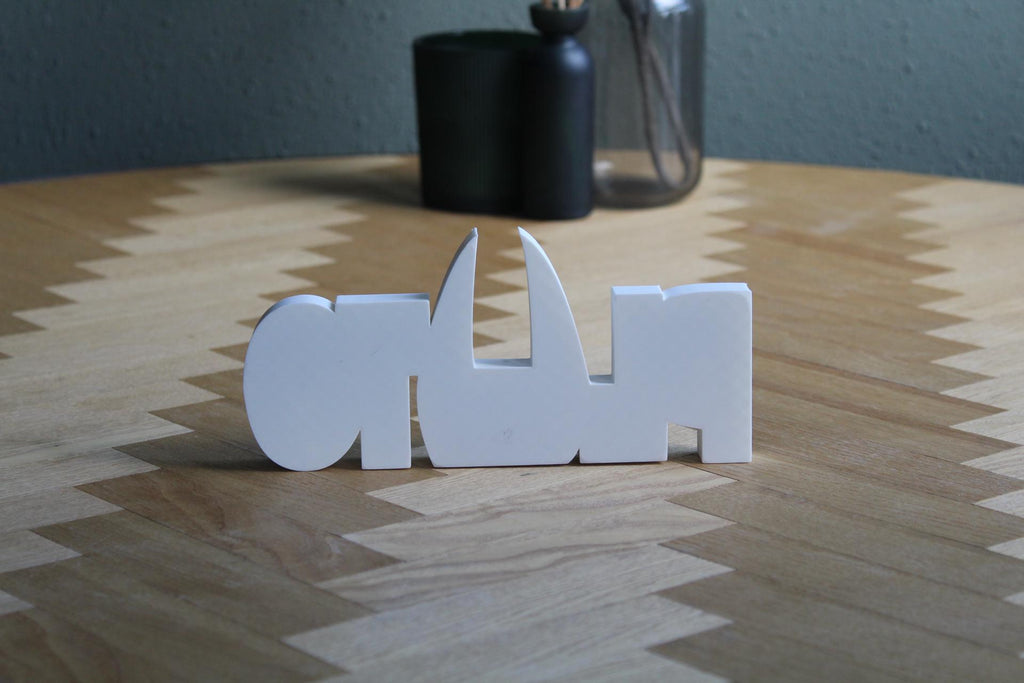 Pluto Logo | Osamu Tezuka | Anime | Manga Klassiker | 3D Druck Figur