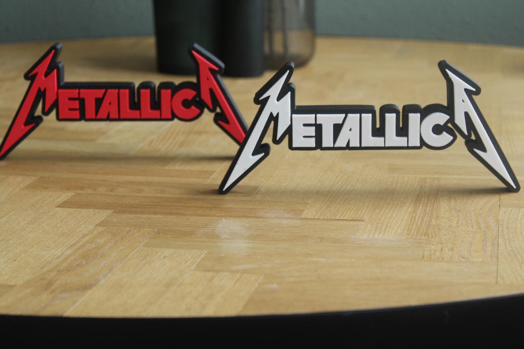 Metallica Logo | Heavy Metal | Rock Band | Musik | 3D Druck Logo