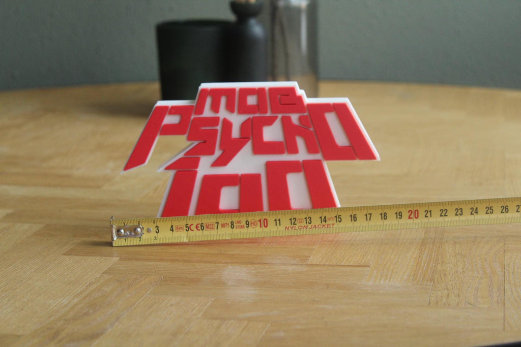 Mob Psycho 100 Logo | Shigeo Kageyama | Anime | Manga | 3D Logo