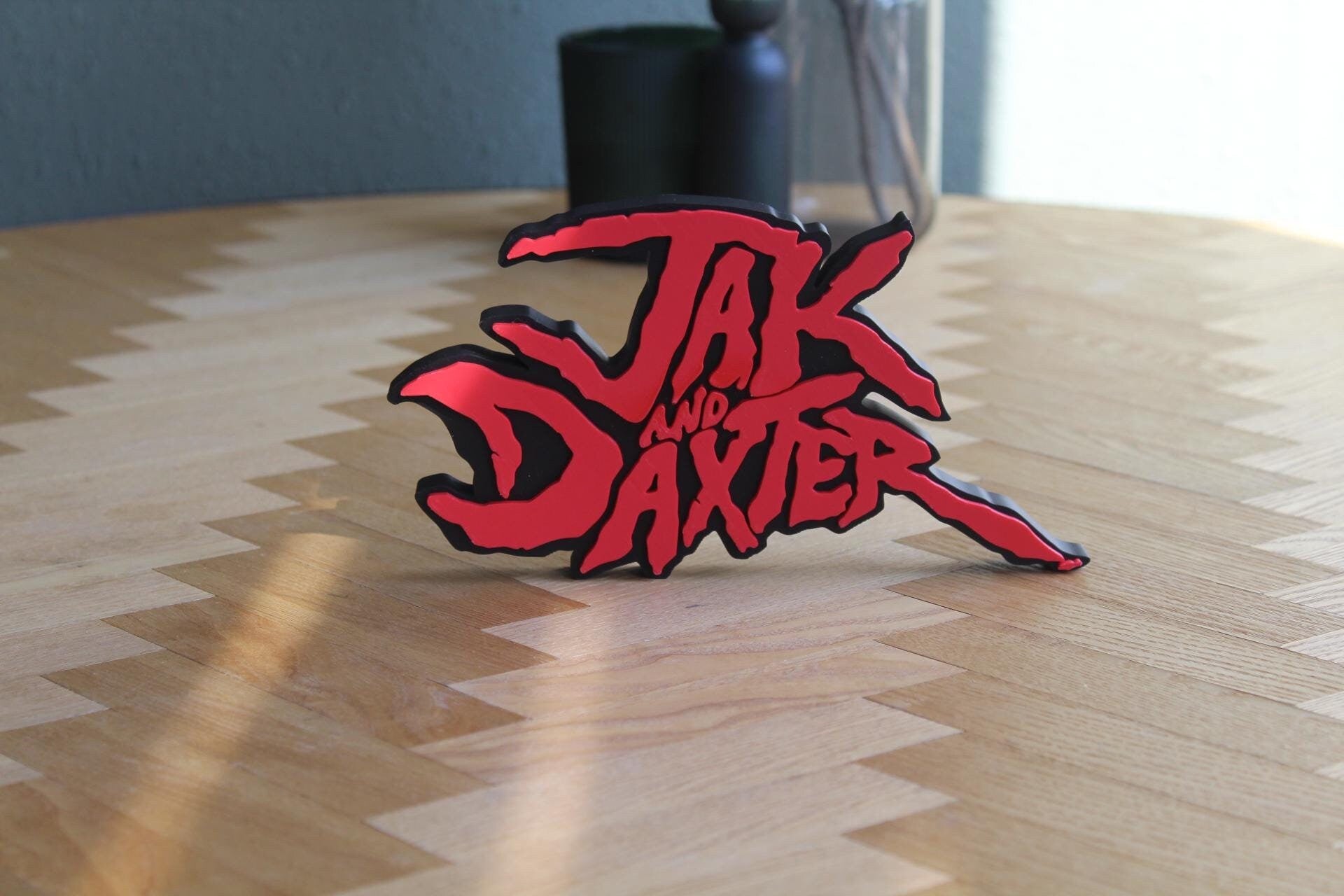 Jak and Daxter Logo | Jak | Daxter | Naughty Dog | Videospiel | Playstation | 3D Druck Figur