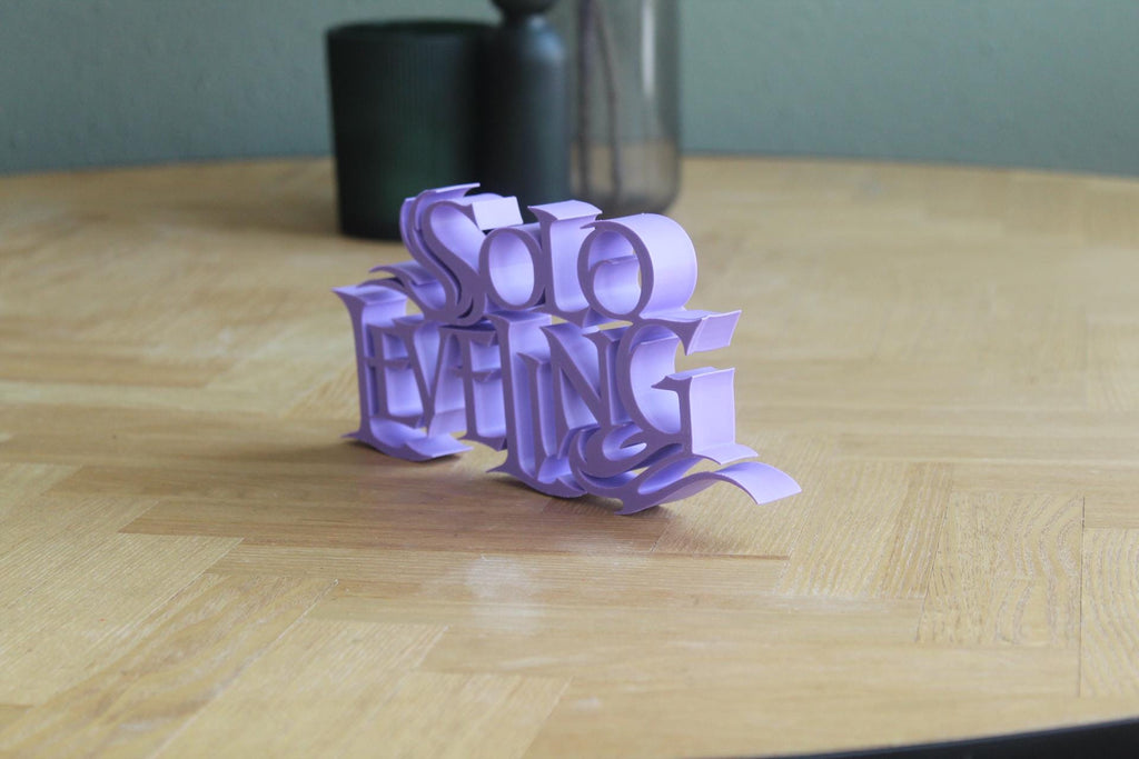 Solo Leveling Logo | Sung Jin-Woo | Anime | Manga | 3D Druck