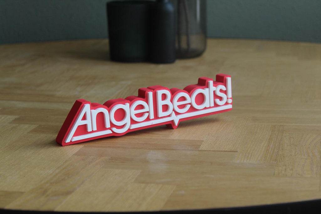 Angel Beats! Logo | Otonashi | Drama | Anime| Manga | 3D Druck Logo