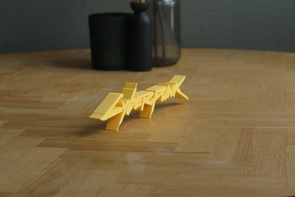 Cyberpunk Logo | Night City | V | Dystopie | Cyberware | 3D Druck Logo